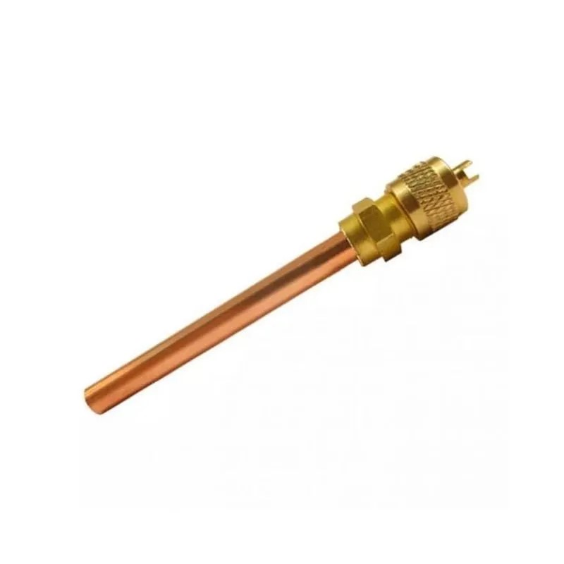 VALVULA SCHRADER 1/4 SOLDA 7 CM